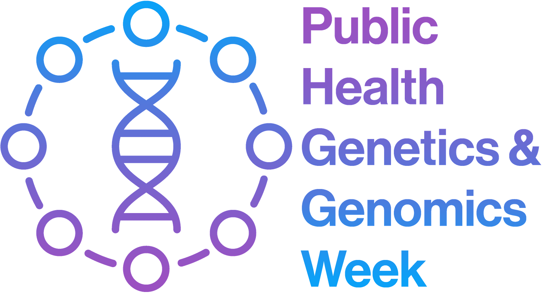 Public Health Genetics and Genomics Week Light Purple and Blue Gradient