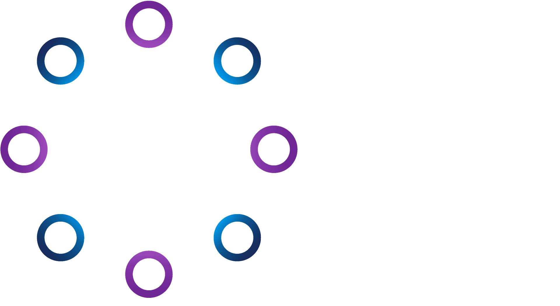 Public Health Genetics and Genomics Week Logo White Font and Gradient Circles